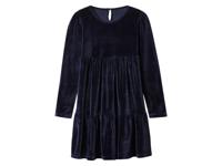 esmara Kinder velours jurk (Marineblauw, 158/164) - thumbnail