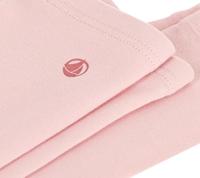 PETIT BATEAU effen katoenen legging voor kinderen rozen - thumbnail