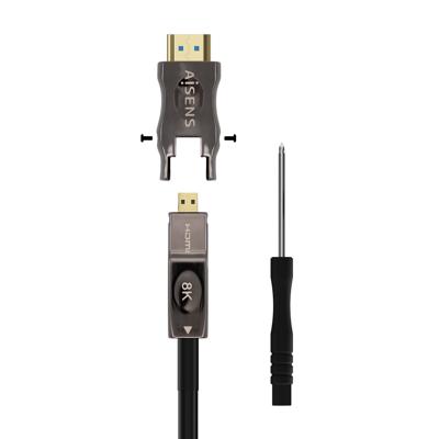 HDMI-Kabel Aisens A153-0644 Zwart 15 m