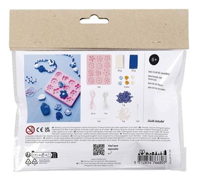 Creativ Company Mini hobbyset sieraden, bloemen, diverse kleuren, 1 doos
