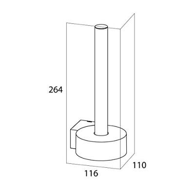 Tiger Reserve Toiletrolhouder Nomad Muur Rond Matzwart Tiger Reserve Toiletrolhouder Nomad Muur Rond Matzwart