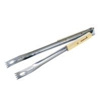 Barbecook Tang rvs met berkenhout handvat - thumbnail