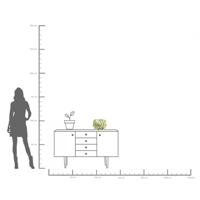 Kare Vaas Carambola 23cm - thumbnail