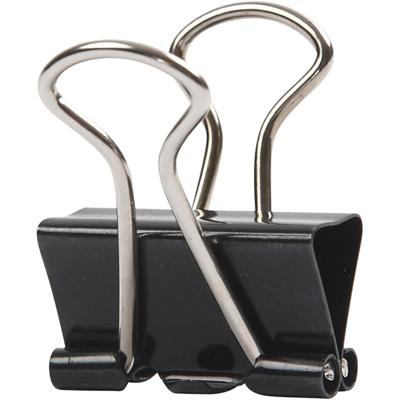Creativ Company Foldback clips, b: 19 mm, zwart, 40 stuk/ 1 doos