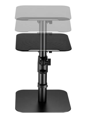 My Wall HS31L Luidsprekerstaander Aantal monteerbare displays: 2 Display(s) Zwart Kantelbaar, In hoogte verstelbaar