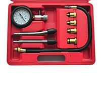 Compressiemeter voor benzinemotoren 9-delig - thumbnail
