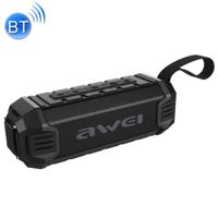 awei Y280 IPX4 Bluetooth spreker Power Bank met verbeterd bas ingebouwde microfoon steun FM / USB / TF kaart / AUX(Black) - thumbnail