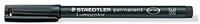Staedtler Lumocolor 317, OHP-marker, permanent, 1,0 mm, zwart - thumbnail