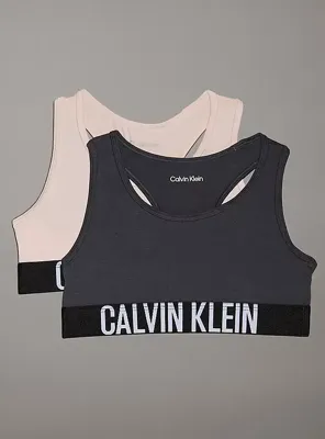 Calvin klein 2-pak meisjes Top - Ebony - Meisjes BH top katoen