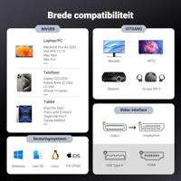 Ugreen CM556-kabel met USB-C- en DisplayPort 8K-connectoren, 1 m lang - grijs - thumbnail