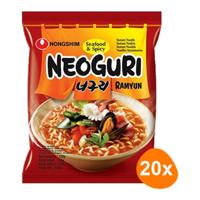 Nongshim - Instant Noedels Neoguri Seafood & Spicy - 20 zakjes - thumbnail