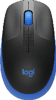 Logitech m190 full-size wireless mouse (blauw, 1000 dpi) - thumbnail