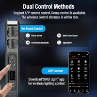Sirui led tubelight t30 zwart - thumbnail