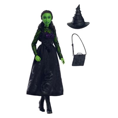 Mattel-Wicked-Elphaba pop met accessoires en afneembare kleding - Wicked - HXT62