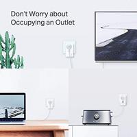 TP-Link AV1000 2-poorts Gigabit Passthrough Powerline Starterset - thumbnail