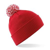 Beechfield CB450 Snowstar® Beanie - Classic Red/White - One Size - thumbnail