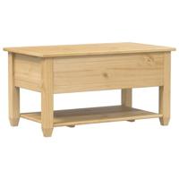 Salontafel met lades Corona 85x50x45 cm massief grenenhout - thumbnail
