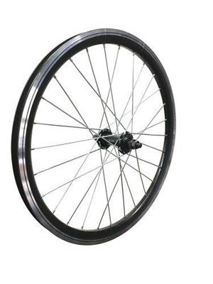 HH Voorwiel 20x1.75 alu zwart