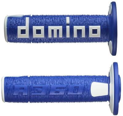 Domino rubber handvat "a360 rubber grip a360 bl/we 120/123mm closed