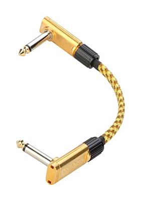 RockBoard Tweed Series Flat Patch Cable Vintage 10 cm