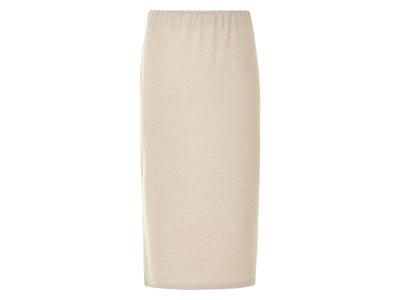 esmara Gebreide dames rok (Beige, L (44/46))