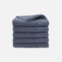 Walra Soft Cotton Handdoeken 60 x 110 cm - 550 gr/m² - Indigo - 5 stuks - thumbnail