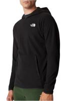 The North Face 100 Glacier Hoodie Fleece Heren TNF Black - NPF S - thumbnail