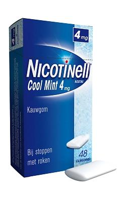 Nicotinell Kauwgom cool mint 4 mg (48 st)