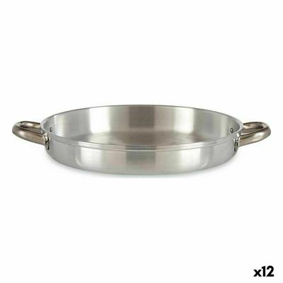 Pan Kinvara Zilverkleurig Aluminium Ø 30 cm (12 Stuks)