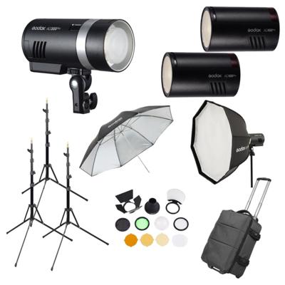 Godox AD300Pro & AD100Pro 3 hoofden kit