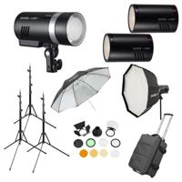 Godox AD300Pro & AD100Pro 3 hoofden kit - thumbnail