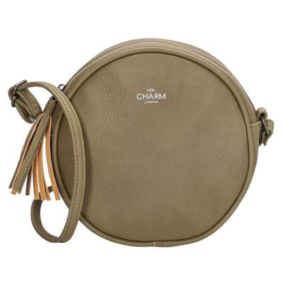 Charm London Stratford Schoudertas natuur groen  Damestas