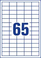 Avery-Zweckform 3666 Universele etiketten 38 x 21.2 mm Papier Wit 6500 stuk(s) Permanent hechtend Inkjet, Laser (zwart/wit), Laser (kleur), Kopiëren - thumbnail