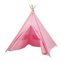 Luxe Tipitent Roze met Lichtjes, 128cm - thumbnail