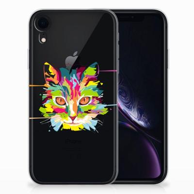 Apple iPhone Xr Telefoonhoesje met Naam Cat Color Apple iPhone Xr Telefoonhoesje met Naam Cat Color