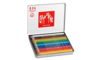 Kleurpotloden Caran d'Ache Prismalo 18 stuks assorti - thumbnail