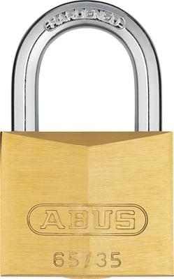 Abus hangslot messing 65/35