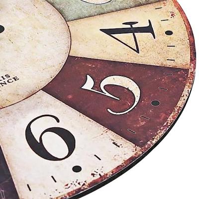 VidaXL Wandklok vintage stijl 30 cm meerkleurig VidaXL Wandklok vintage stijl 30 cm meerkleurig