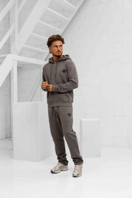 XPLCT Plate Trainingspak Heren Grijs - Maat XL - Kleur: Grijs | Soccerfanshop