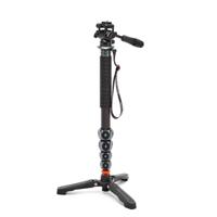 3 Legged Thing Legends Alana Monopod Metallic Slate Grey Kit with DOCZ2 Foot Stabilizer & AH Trinity Darkness, Matte Black - thumbnail