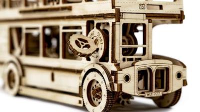 Revell 00618 Tiny Adventures - London Bus Bus (bouwpakket) Hout - thumbnail