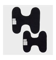 Inlegkruisjes wasbaar zonder sluiting zwart 3 Stuks - thumbnail