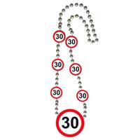 30 Jaar Verkeersbord Ketting - thumbnail