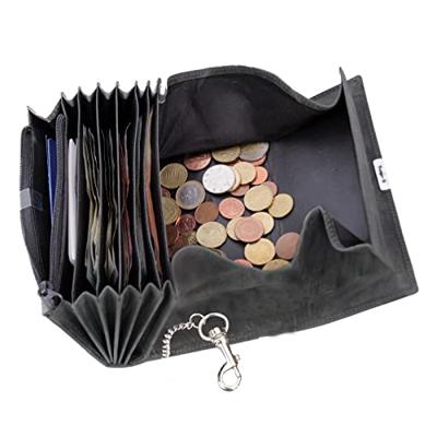 Alassio JU-42196 Kelnerportefeuille Hunter Leer Grijs 18,5x9,5 Cm Alassio JU-42196 Kelnerportefeuille Hunter Leer Grijs 18,5x9,5 Cm