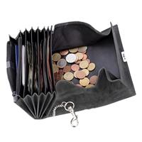 Alassio JU-42196 Kelnerportefeuille Hunter Leer Grijs 18,5x9,5 Cm - thumbnail