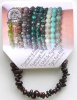 Splitarmband tijgeroog rood - thumbnail