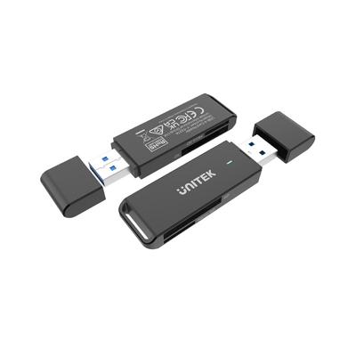 UNITEK Y-9327A geheugenkaartlezer USB 3.2 Gen 1 (3.1 Gen 1) Type-A Zwart
