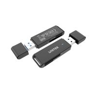 UNITEK Y-9327A geheugenkaartlezer USB 3.2 Gen 1 (3.1 Gen 1) Type-A Zwart - thumbnail