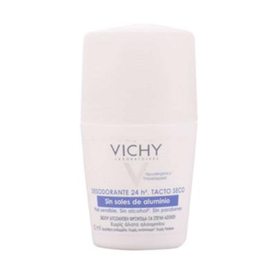 Deodorant Roller Vichy 50 ml Zonder aluminiumzouten