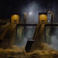 Wanddecoratie Rhythm of the City 020 74x74cm - thumbnail